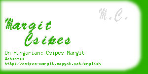 margit csipes business card